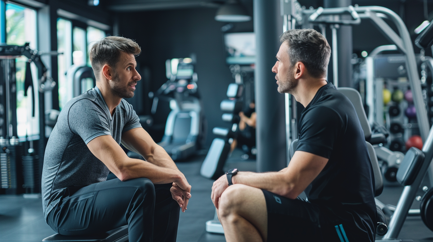 Különböző korú emberek edzés közben